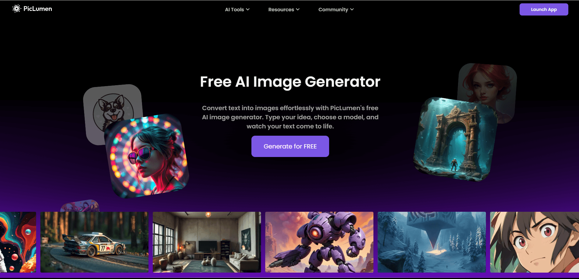 PicLumen: Generator Gambar AI Gratis Sekali Klik, Hasil Menakjubkan