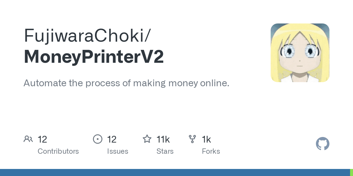 MoneyPrinter V2: Otomatisasi Penghasilan Online dengan AI