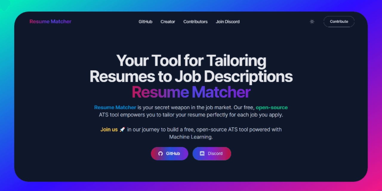 Resume Matcher: Alat AI Gratis Optimasi Resume untuk Lolos ATS